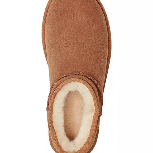Women's Classic Ultra Mini Booties - Chestnut 5 - Picture 8 of 9